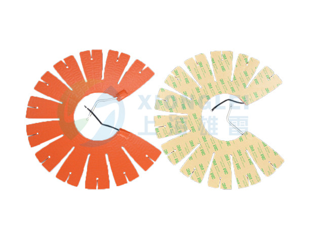 扇形硅膠電加熱片